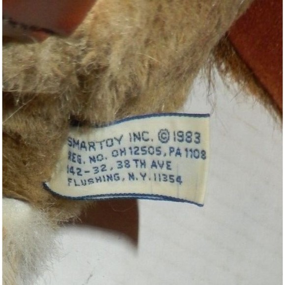 Vintage 1983 Smartoy Eagle Plush Stuffed Animal Toy 10" Korea - Picture 5 of 5